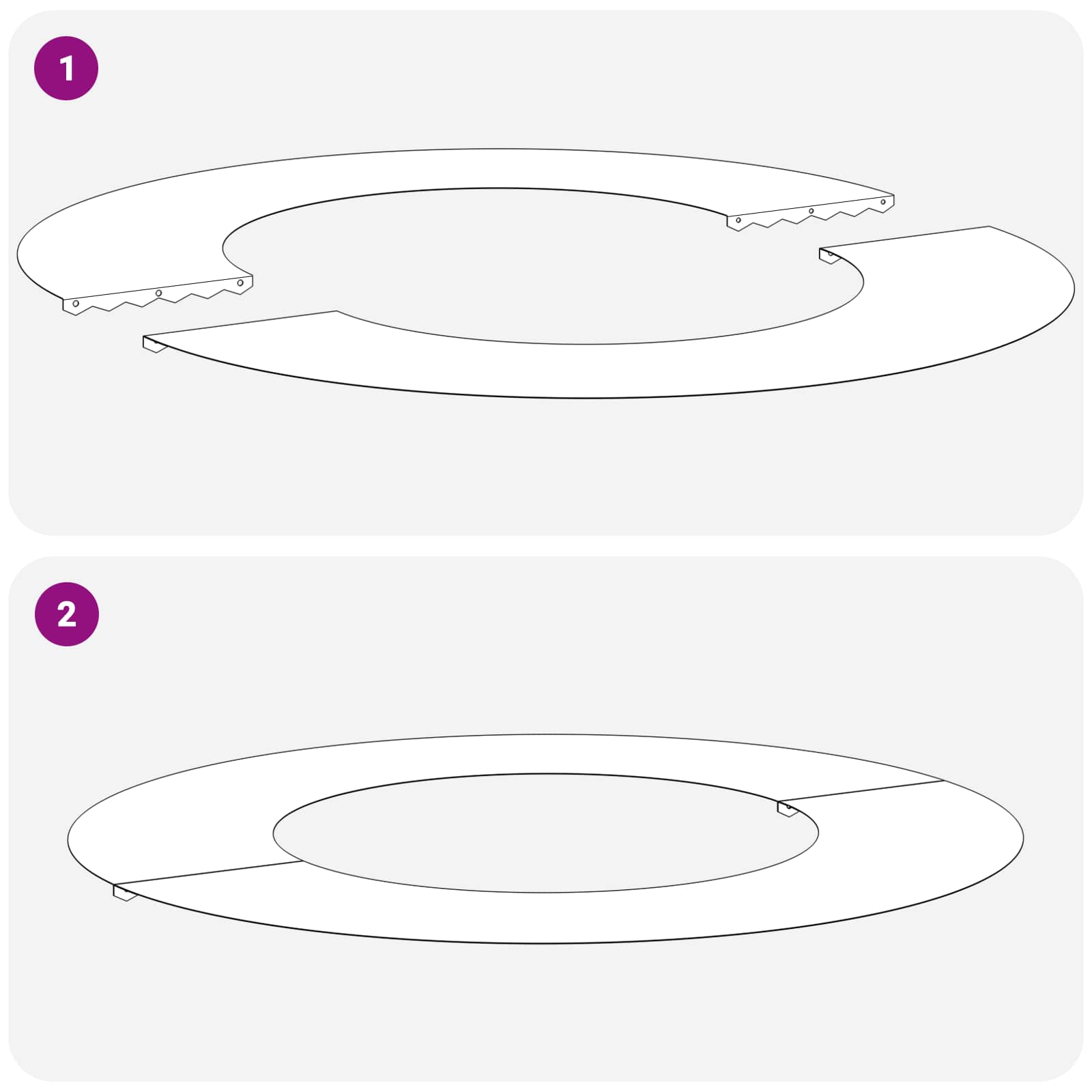 sobiv lame puu rõngale Pruun Ø40 / 70 cm Kulunud teras 9 Kõik vajalik sinu aeda ja koju! sobiv lame puu rõngale Pruun Ø40 / 70 cm Kulunud teras - Image 9