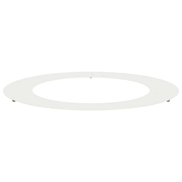 vidaXL sobiv lame puu r&otilde;ngale Valge &Oslash;60/90 cm Teras