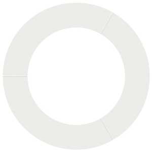 vhodné pro ploché stromové kroužky 5 pcs Bílá Ø60 / 90 cm Ocel - obrázek 5