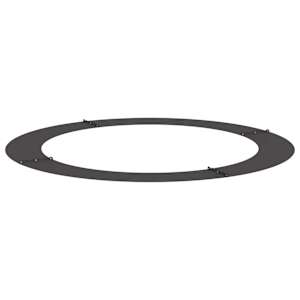 vhodné pro ploché stromové kroužky 5 pcs Černá Ø90 / 120 cm Ocel - obrázek 4