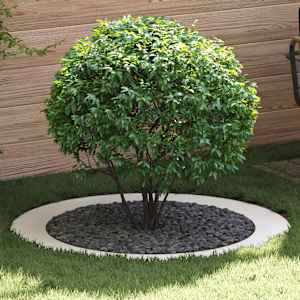 primeren za ravni obroč drevesa Bela Ø90 / 120 cm Jeklo