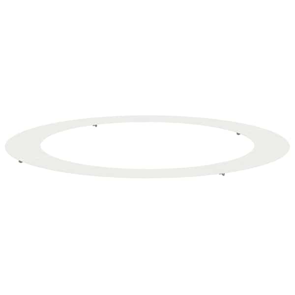 vidaXL sobiv lame puu r&otilde;ngale Valge &Oslash;90/120 cm Teras