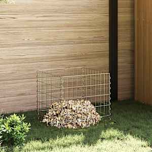 Kvadratni komposter 50 x 50 x 50 cm elezo