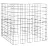 vidaXL Ruutkomposter 100 x 100 x 100 cm Raud