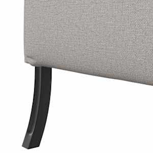 Vysoký zpětný pohovka Oblačná šedá 109 x 56 x 121 cm textil - obrázek 7