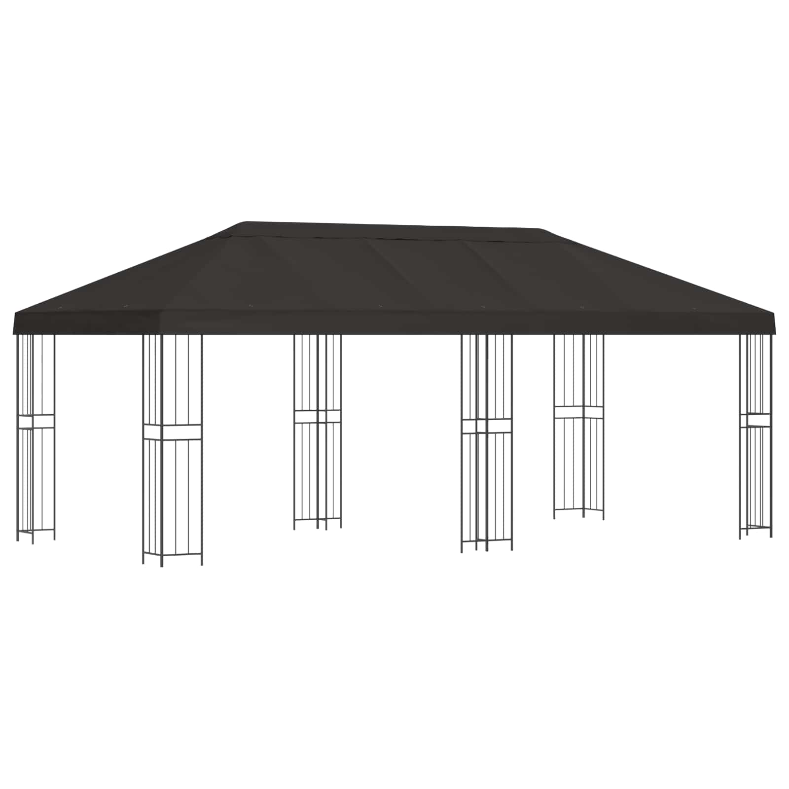 Paviljoen met zijwanden 6 x 3 m Antracietkleurig image 2