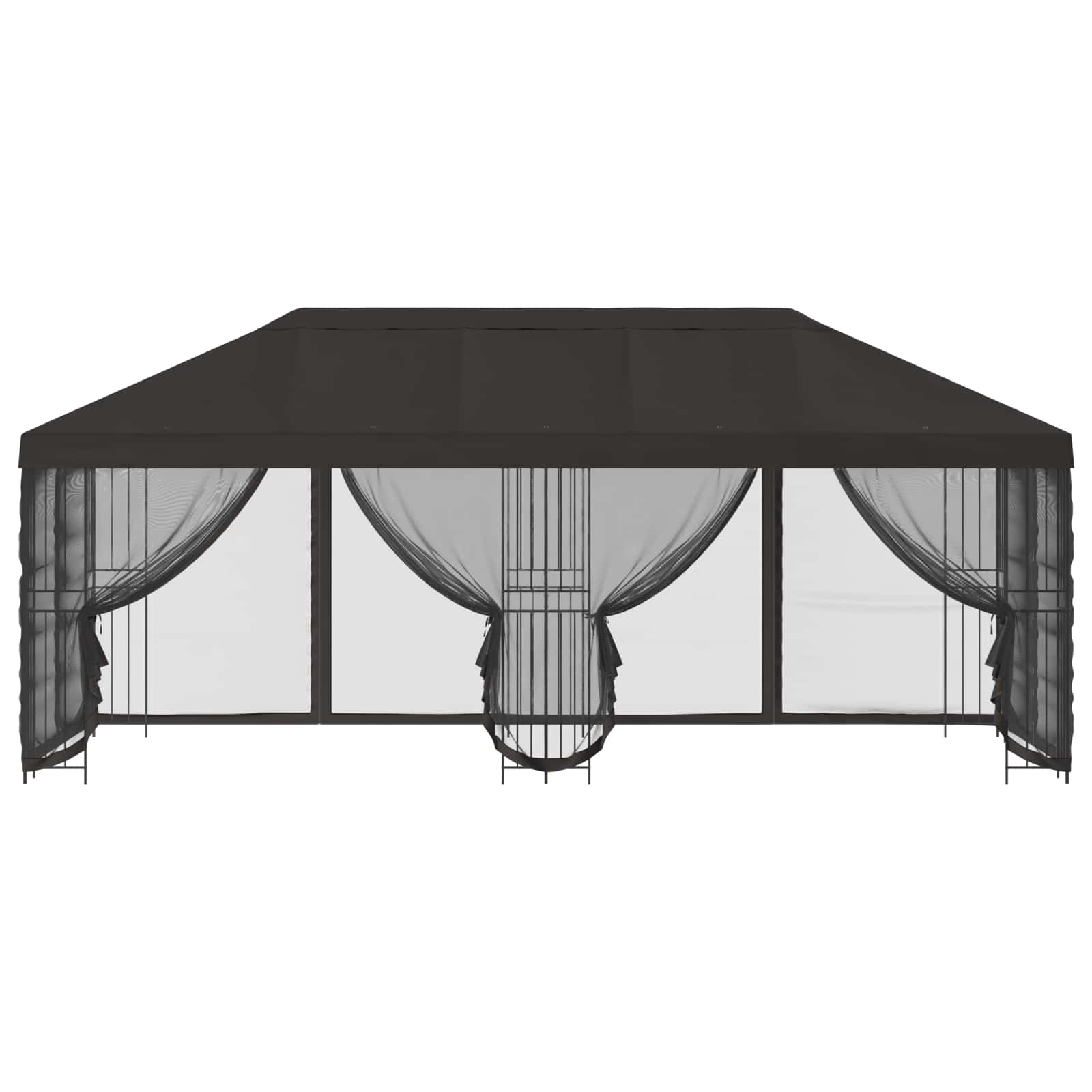 Paviljoen met zijwanden 6 x 3 m Antracietkleurig image 3