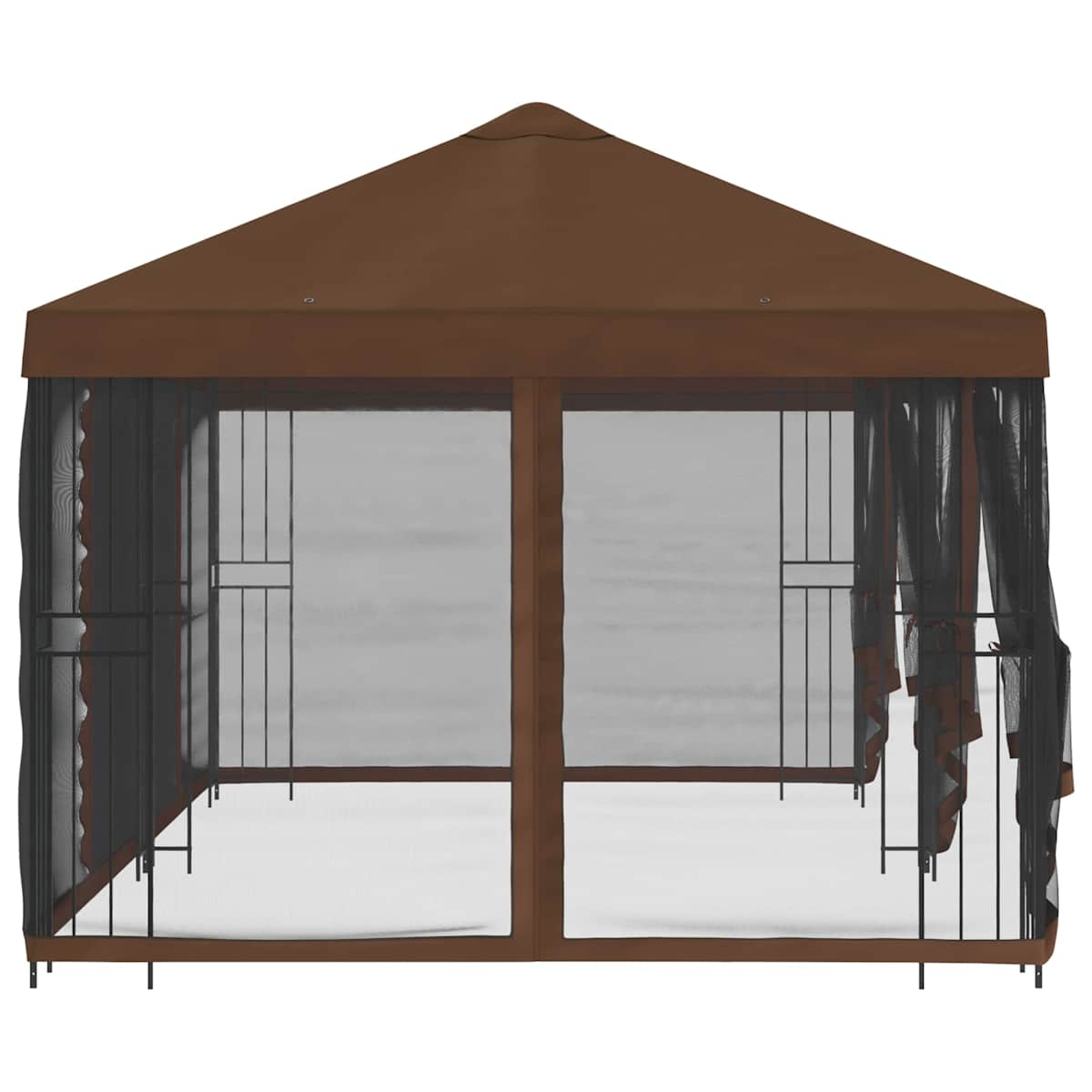 Pavillon med sidetapper 6 x 3 m Polyester og Stål 190 gsm - Billede 4