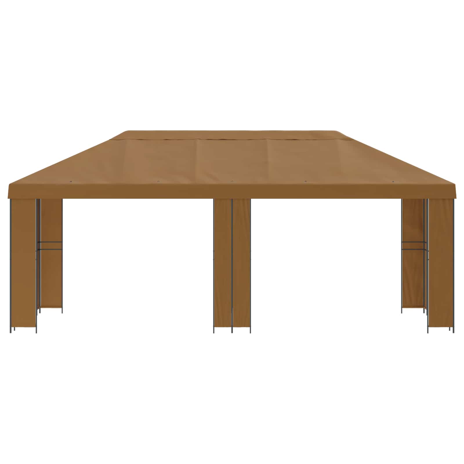 Tuinprieel 6 x 3 m Beige Polyester en staal 190 image 3