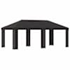 vidaXL Aia gazebos 6 x 3 m Antratsiit Pol&uuml;ester ja teras 190 gsm
