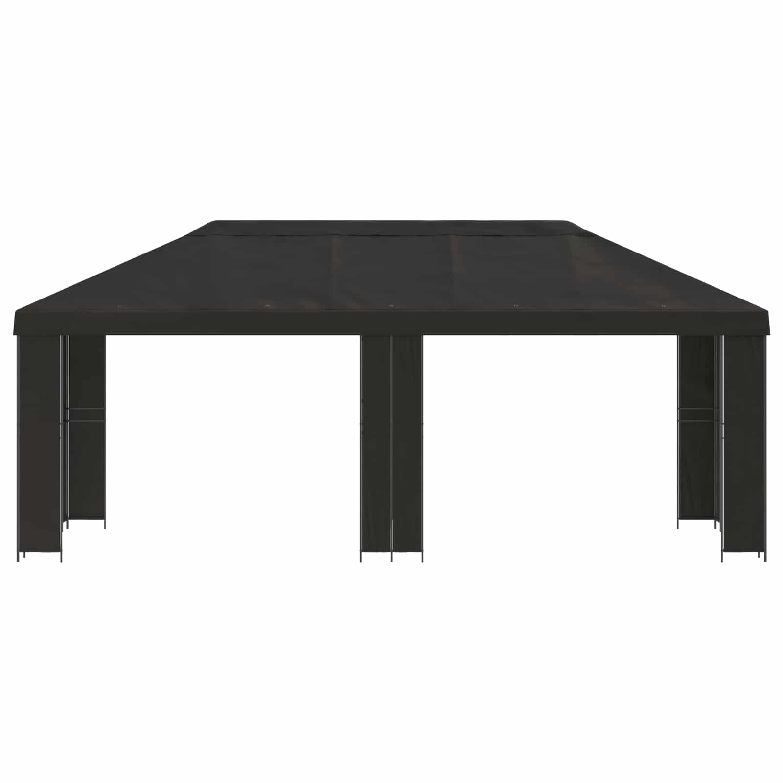 Tuinprieel 6 x 3 m Antracietkleurig Polyester en staal 190 image 3