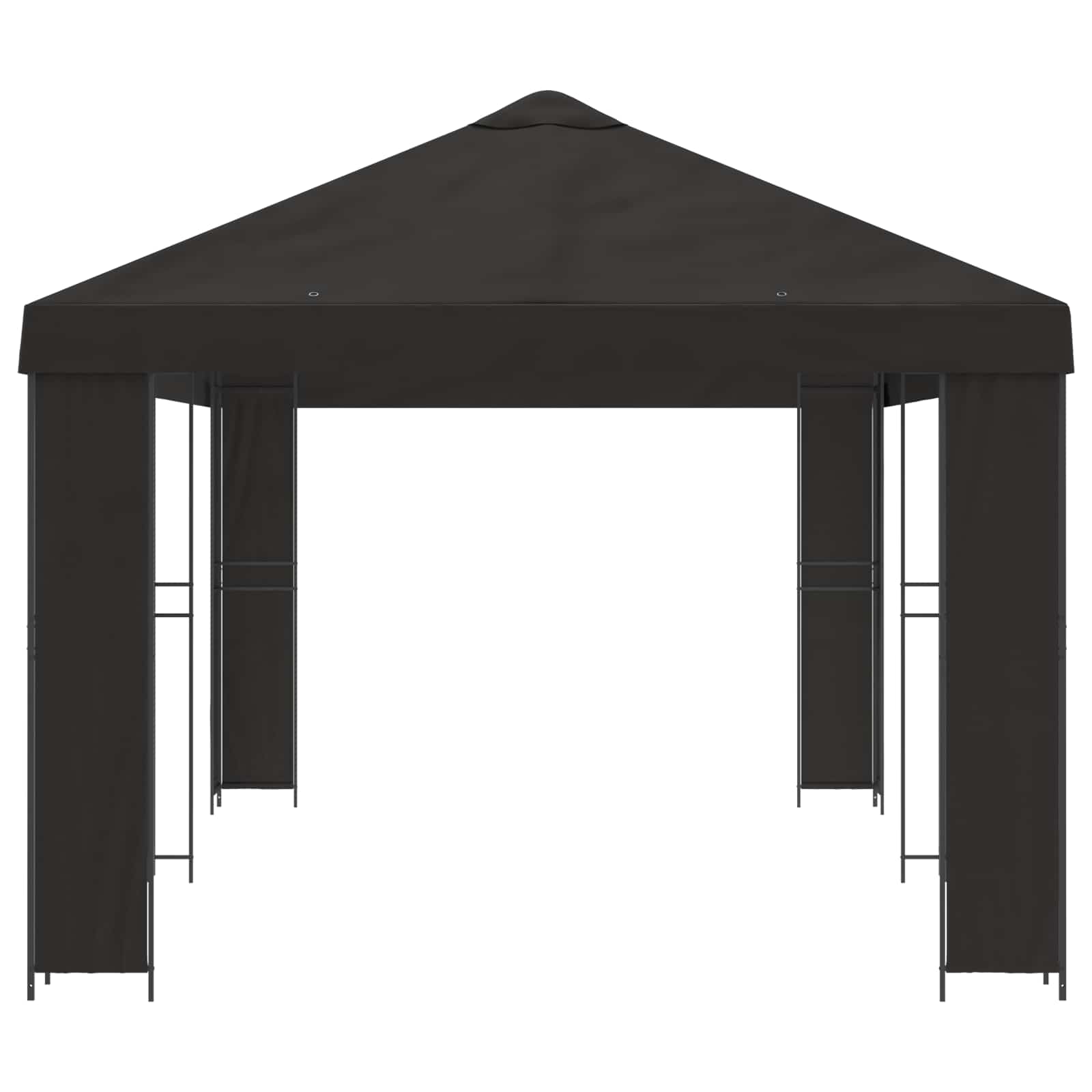 Tuinprieel 6 x 3 m Antracietkleurig Polyester en staal 190 image 4