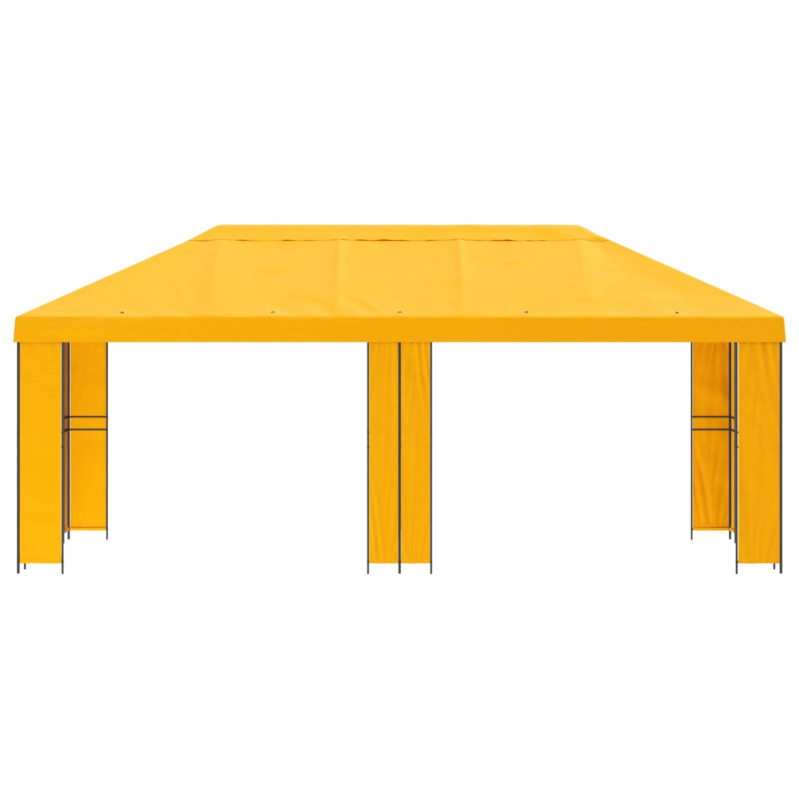Tuinprieel 6 x 3 m Geel Polyester en staal 190 image 3