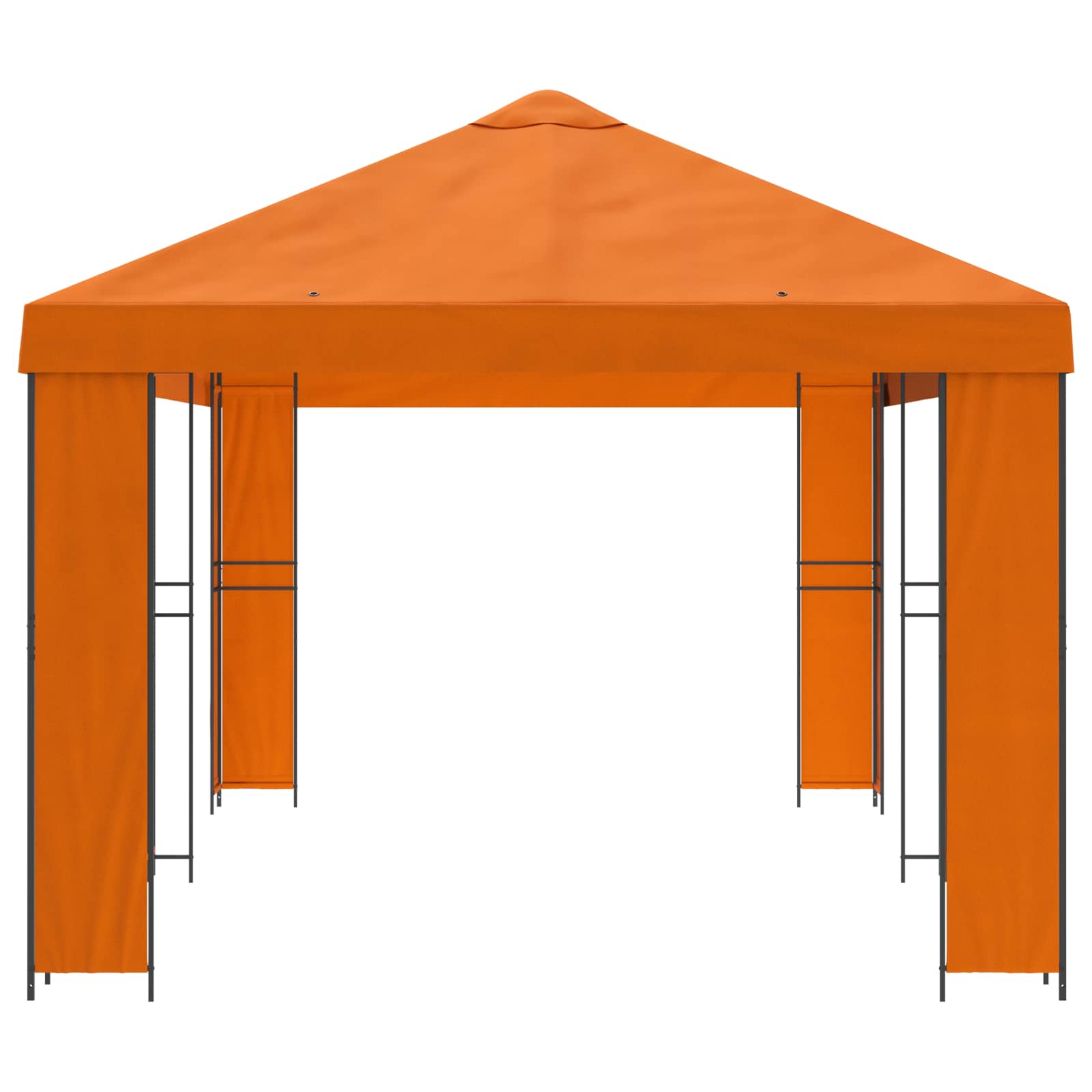 Tuinprieel 6 x 3 m Oranje Polyester en staal 190 image 4