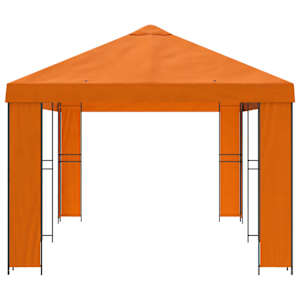 Zahradní altán 6 x 3 m Oranžová Polyester a ocel 190 - obrázek 4