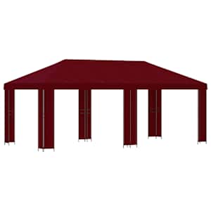 vidaXL Aia gazebos 6 x 3 m Veinipunane Pol&uuml;ester ja teras 190 gsm