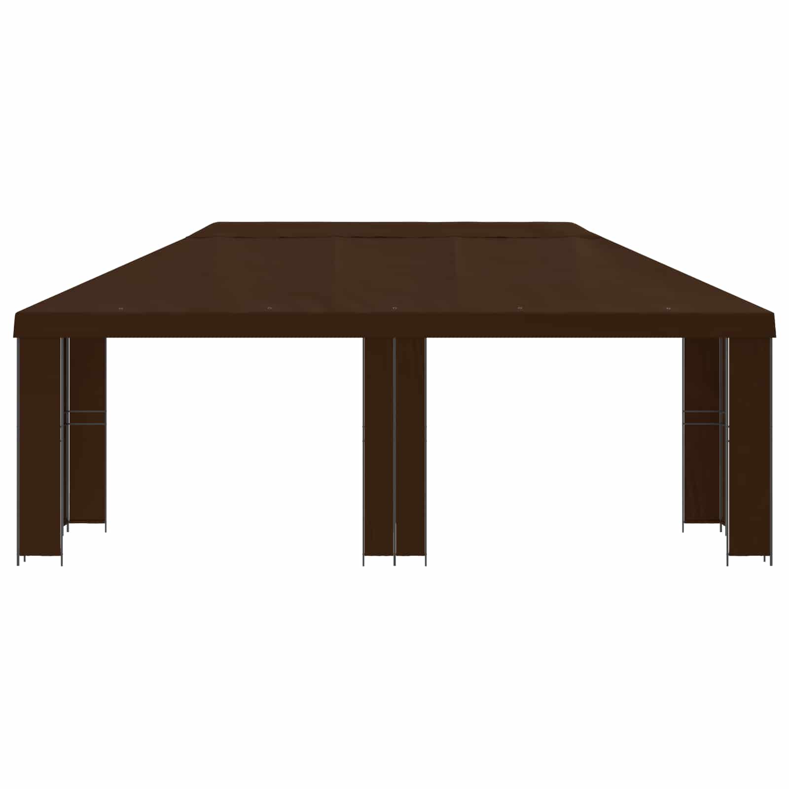 Tuinprieel 6 x 3 m Bruin Polyester en staal 190 image 3