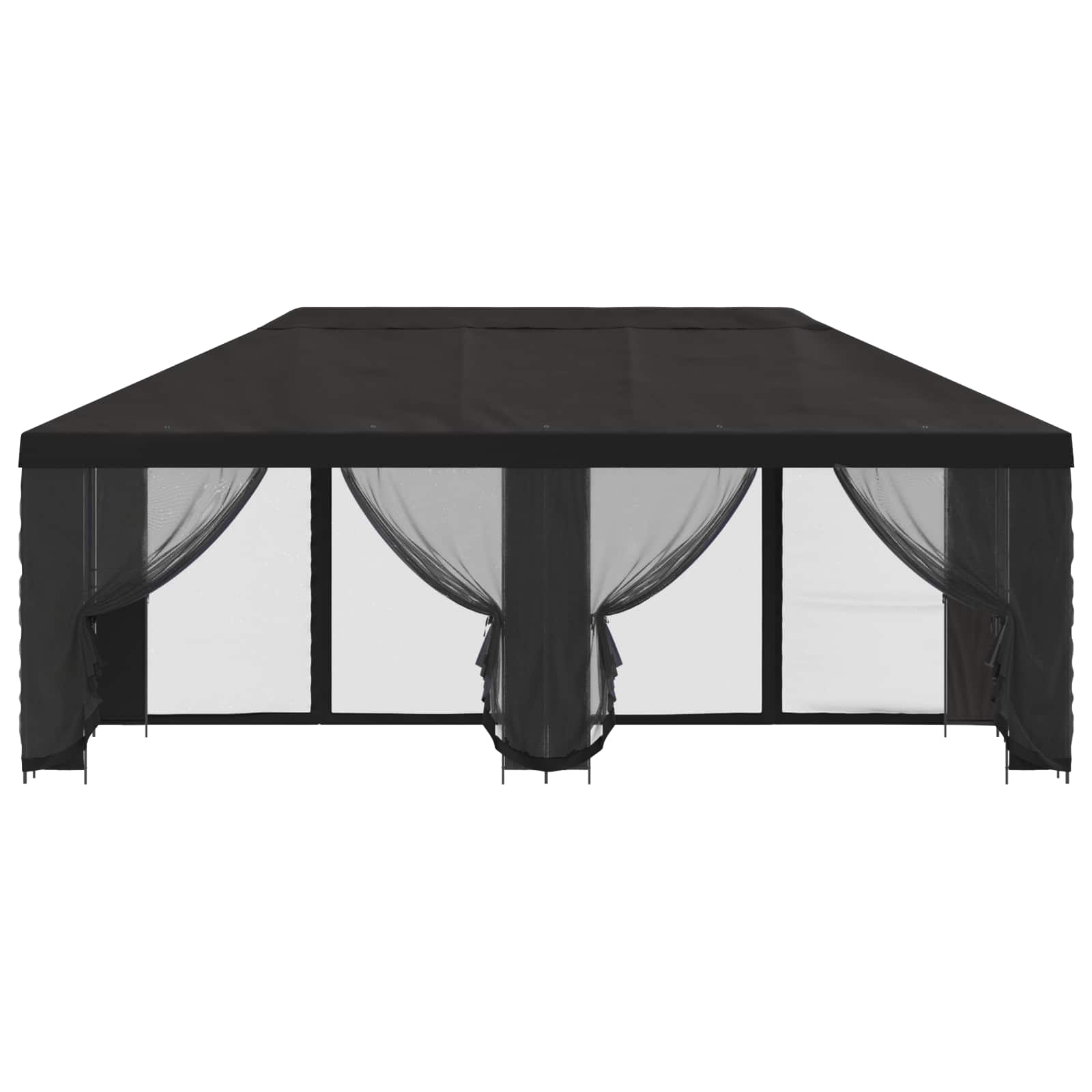 Paviljoen met zijwanden 6 x 3 m Antracietkleurig image 3