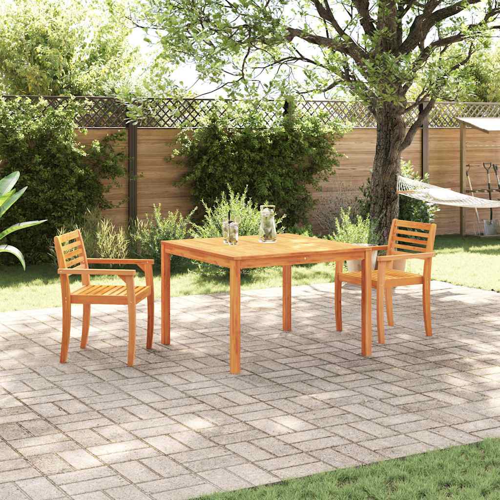 Puutarhakeittiöryhmä 3 pcs Ruskea 110 x 110 x 75 cm