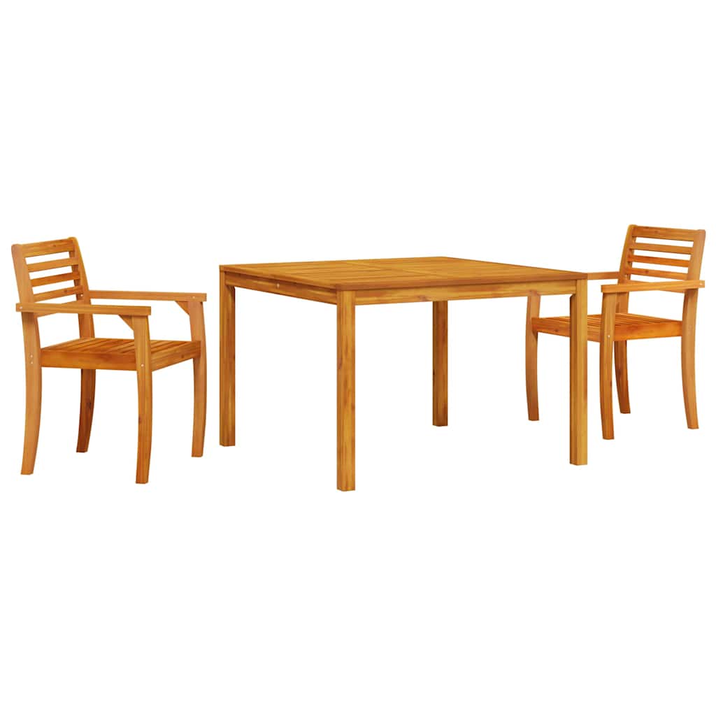 Puutarhakeittiöryhmä 3 pcs Ruskea 110 x 110 x 75 cm