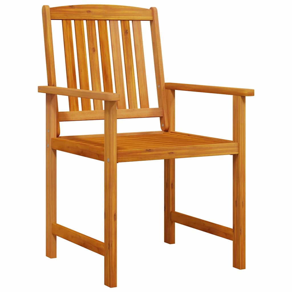 Dārza ēdamgalds 7 pcs Brūna Cietā akācijas koks