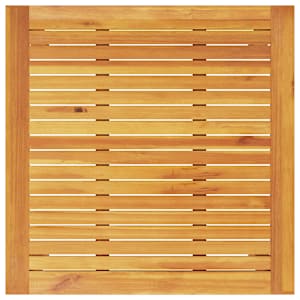 Zahradní jídelní souprava 3 pcs Hnědá Masivní akátové dřevo - obrázek 10