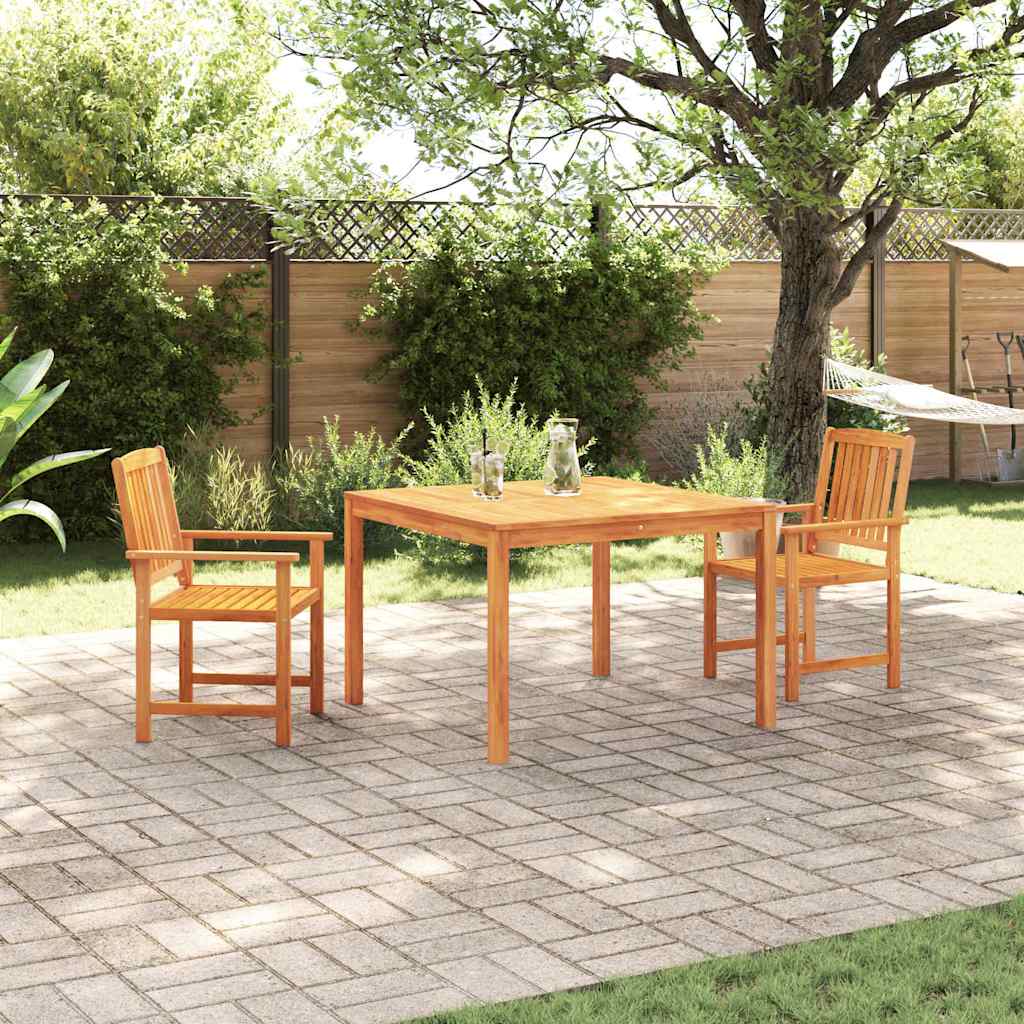 Ulkoruokailusetti 3 pcs Ruskea 110 x 110 x 75 cm