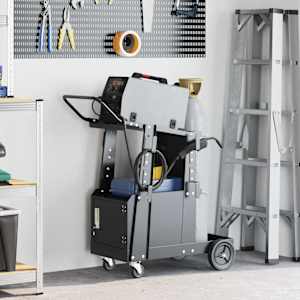 Varilni voziček Črna 91 x 47 x 96 cm Jeklo