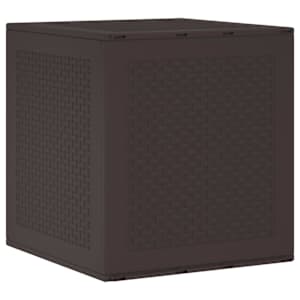 vidaXL Salvestuskarp ladustamisega Pruun 55 x 53 x 57 cm Pol&uuml;prop&uuml;leen