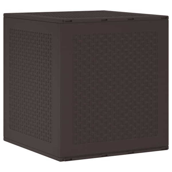 vidaXL Salvestuskarp ladustamisega Pruun 55 x 53 x 57 cm Pol&uuml;prop&uuml;leen
