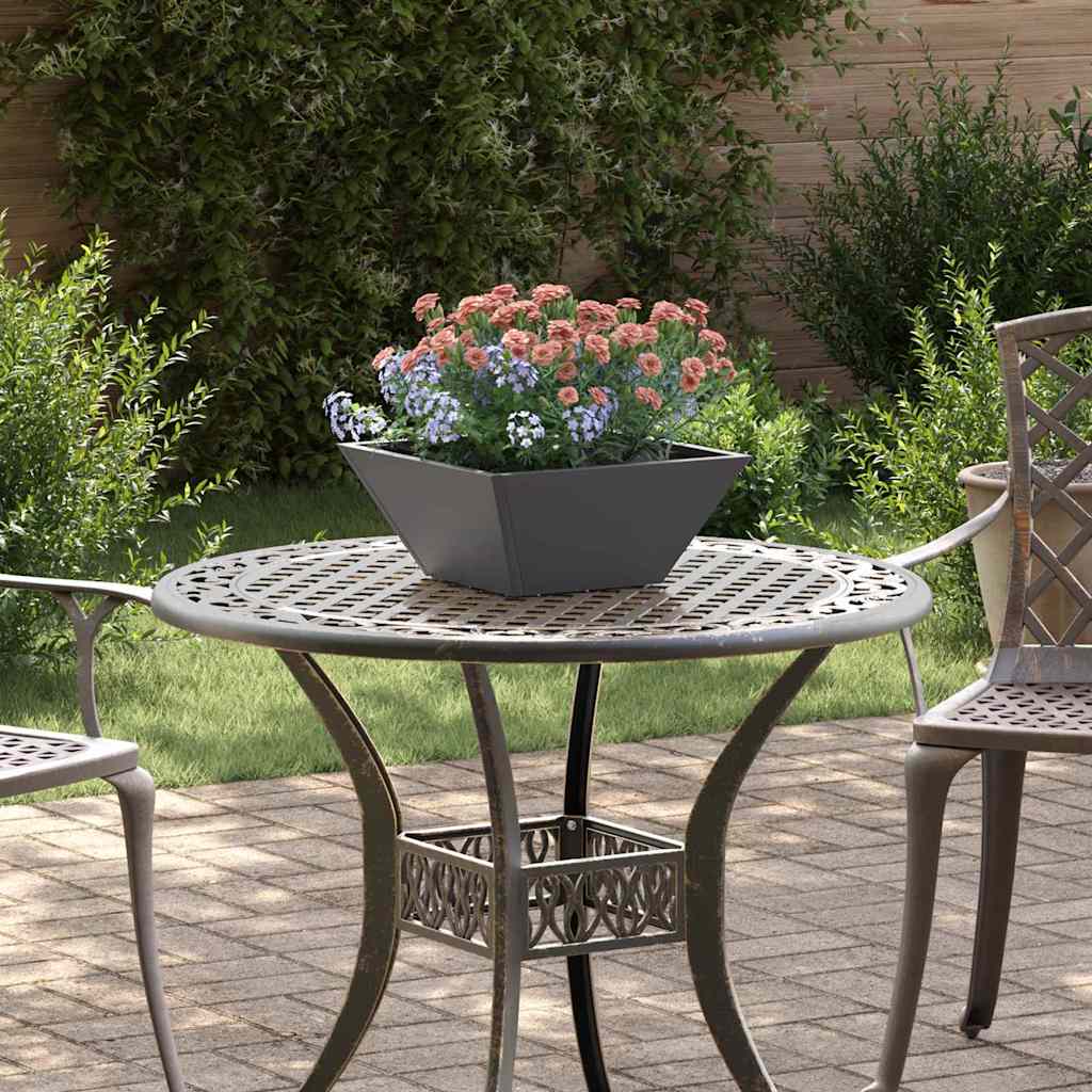 Plastic Plantenbak 5 pcs Zwart 35 x 35 x 15 cm Staal
