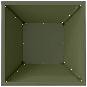 Zahradní pěstebník 5 pcs Olivově zelená 35 x 35 x 15 cm - obrázek 9