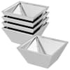 vidaXL Aia istutuspot 5 tk H&otilde;bedane 35 x 35 x 15 cm Roostevaba teras