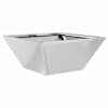 vidaXL Aia istutuspot H&otilde;bedane 35 x 35 x 15 cm Tsingitud teras