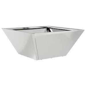 vidaXL Aia istutuspot H&otilde;bedane 35 x 35 x 15 cm Tsingitud teras