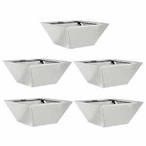 Zahradní pěstebník 5 pcs Stříbrná 35 x 35 x 15 cm - obrázek 2