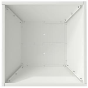Zahradní pěstebník Bílá 40 x 40 x 15 cm Studená válcovaná ocel - obrázek 8