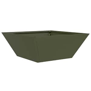 Zahradní pěstebník 5 pcs Olivově zelená 40 x 40 x 15 cm - obrázek 5