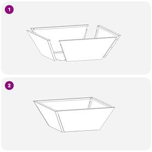 Zahradní pěstebník 5 pcs Stříbrná 40 x 40 x 15 cm Nerezová ocel - obrázek 11