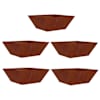 vidaXL Aia istutuspot 5 tk Rooste 40 x 40 x 15 cm
