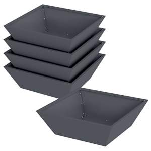 Zahradní pěstebník 5 pcs Antracit 50 x 50 x 15 cm - obrázek 2