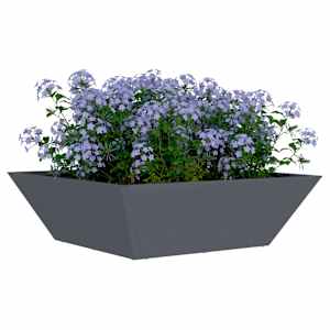 Zahradní pěstebník 5 pcs Antracit 50 x 50 x 15 cm - obrázek 3