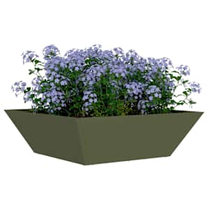 Zahradní pěstebník 5 pcs Olivově zelená 50 x 50 x 15 cm - obrázek 3