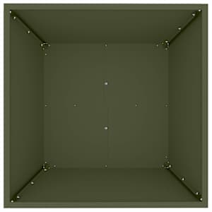 Zahradní pěstebník 5 pcs Olivově zelená 50 x 50 x 15 cm - obrázek 9