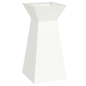 vidaXL Sambaplaneerija Valge 35 x 35 x 73 cm K&uuml;lmvalmistatud teras
