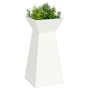 Sloupový květináč 2 pcs Bílá 35 x 35 x 73 cm - obrázek 3