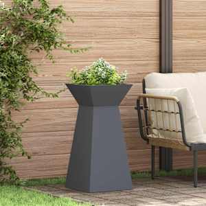 Sloupový květináč 2 pcs Antracit 35 x 35 x 73 cm - obrázek 1