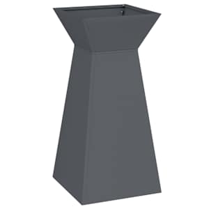 Sloupový květináč 2 pcs Antracit 35 x 35 x 73 cm - obrázek 5