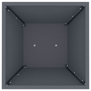 Sloupový květináč 2 pcs Antracit 35 x 35 x 73 cm - obrázek 7