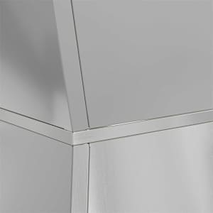 Sloupový květináč 2 pcs Stříbrná 35 x 35 x 73 cm - obrázek 9